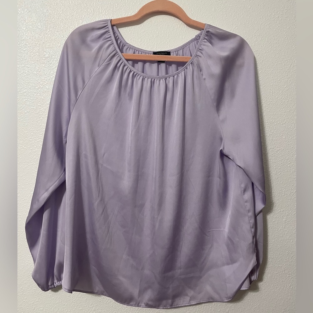 purple blouse